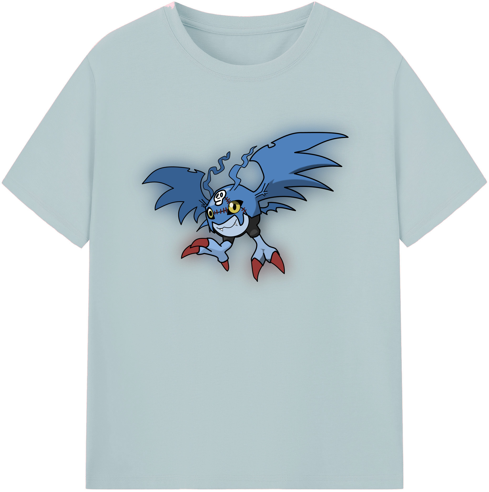 （画像用） Digimon デジタルモンスター/デジモン 綿100％半袖Tシャツ（フロントプリント）